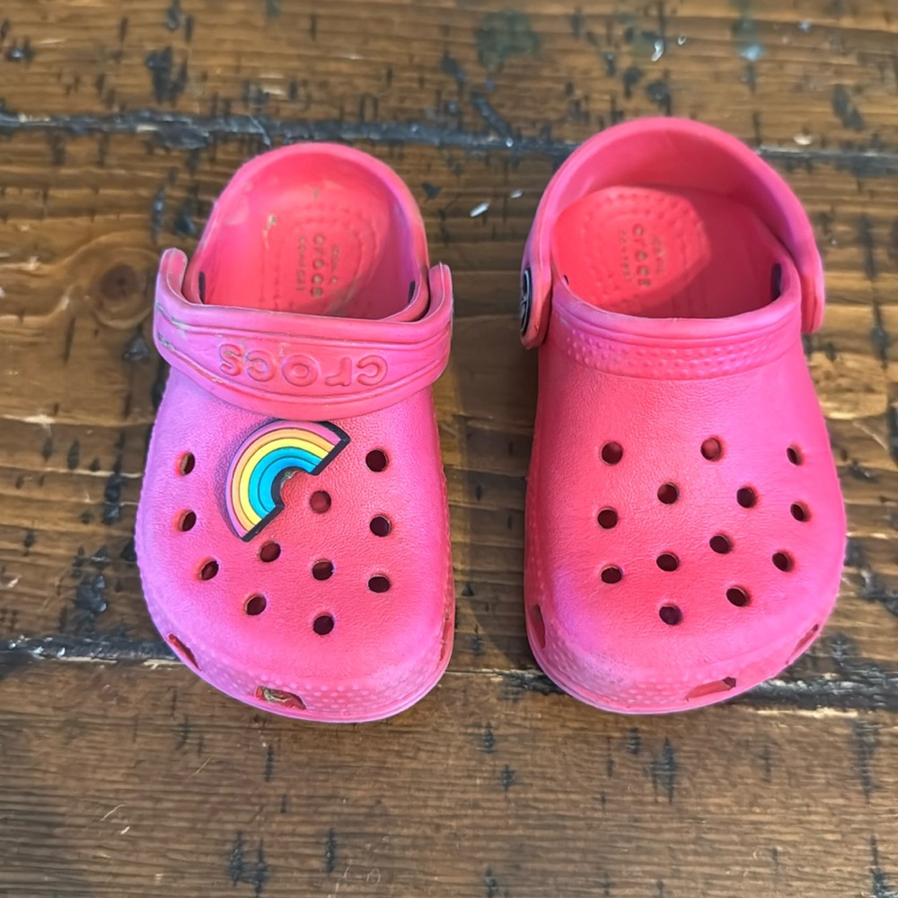 Pink Toddler Crocs